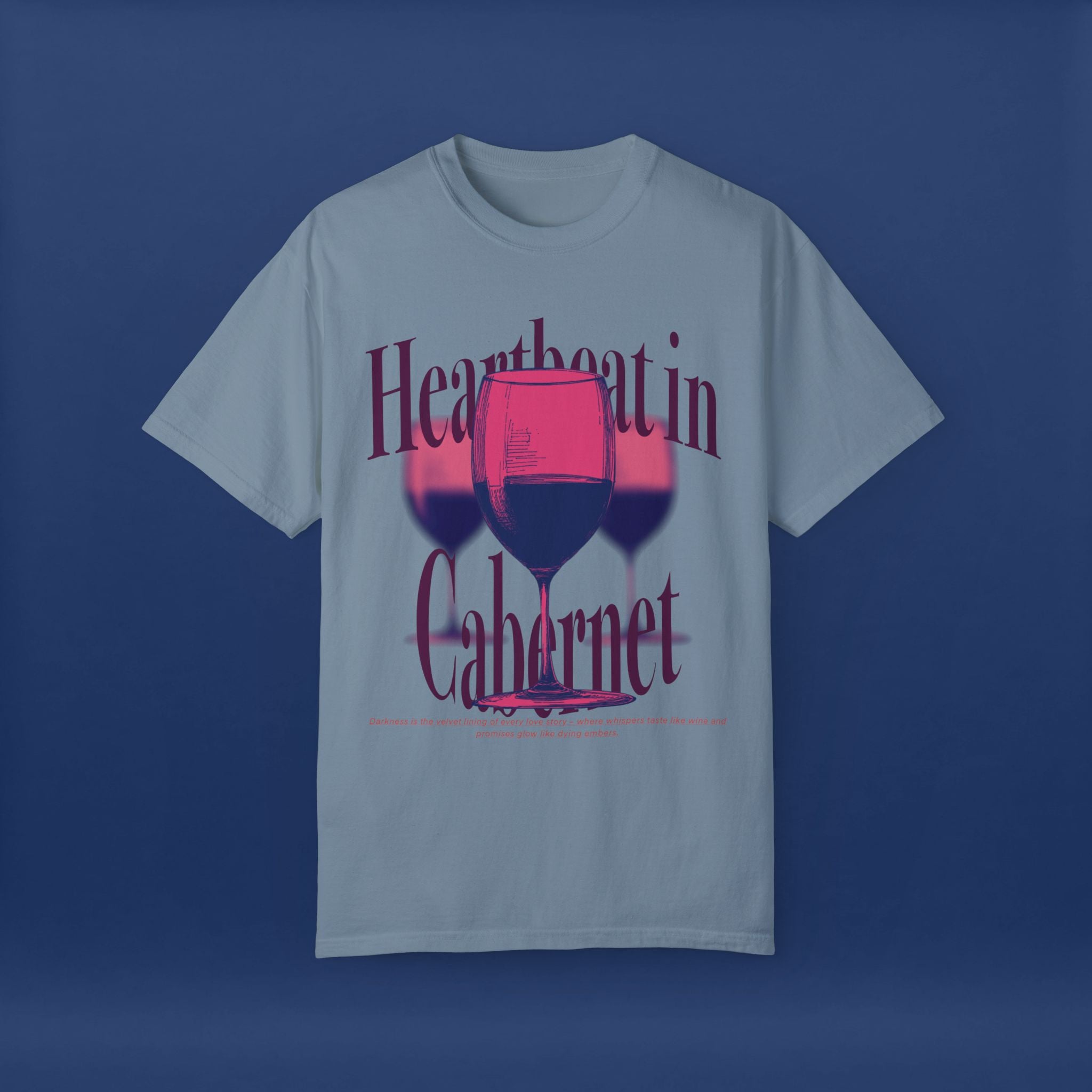 Red Wine Glass - Summer Short Sleeve Graphic Tee for Men & Women