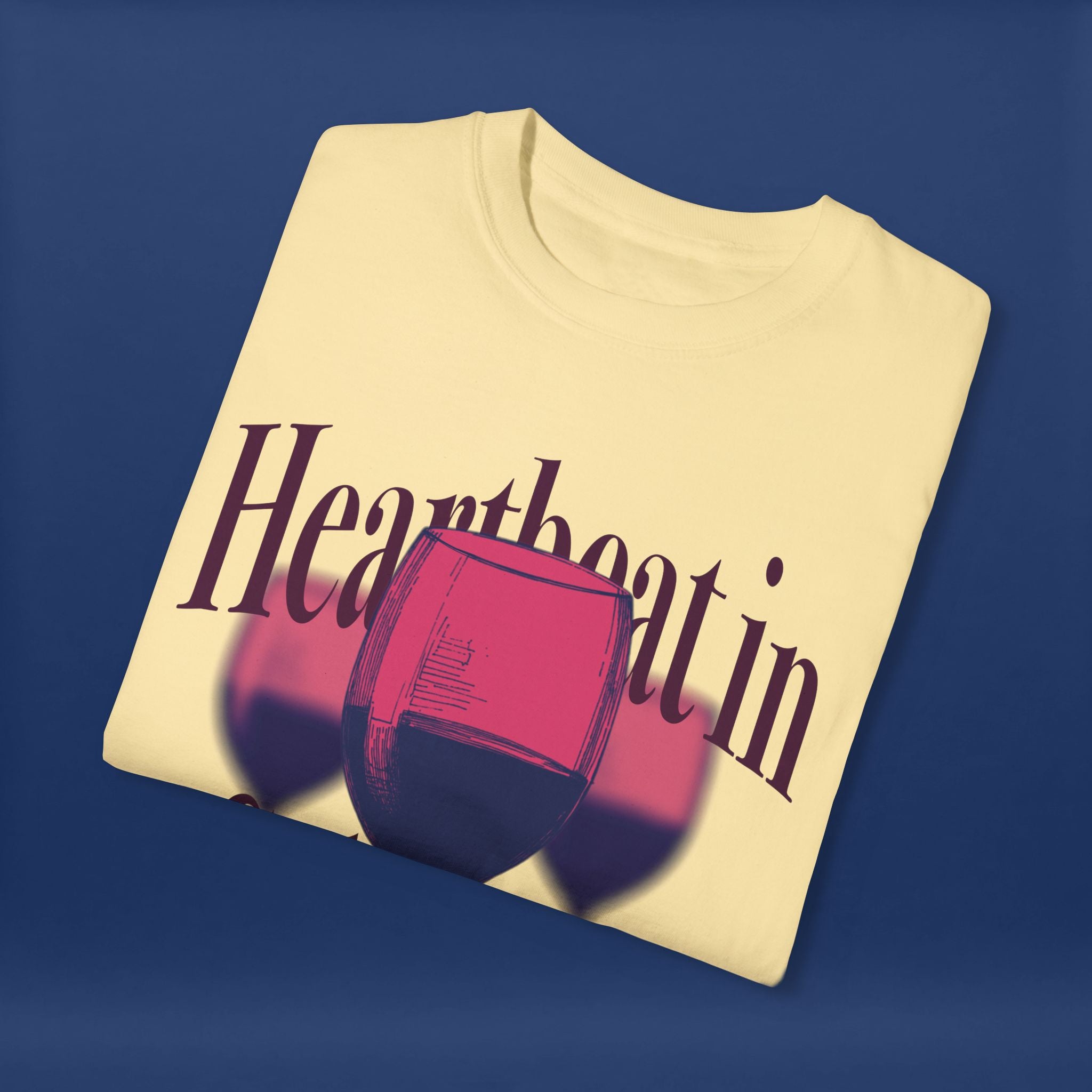 Red Wine Glass - Summer Short Sleeve Graphic Tee for Men & Women