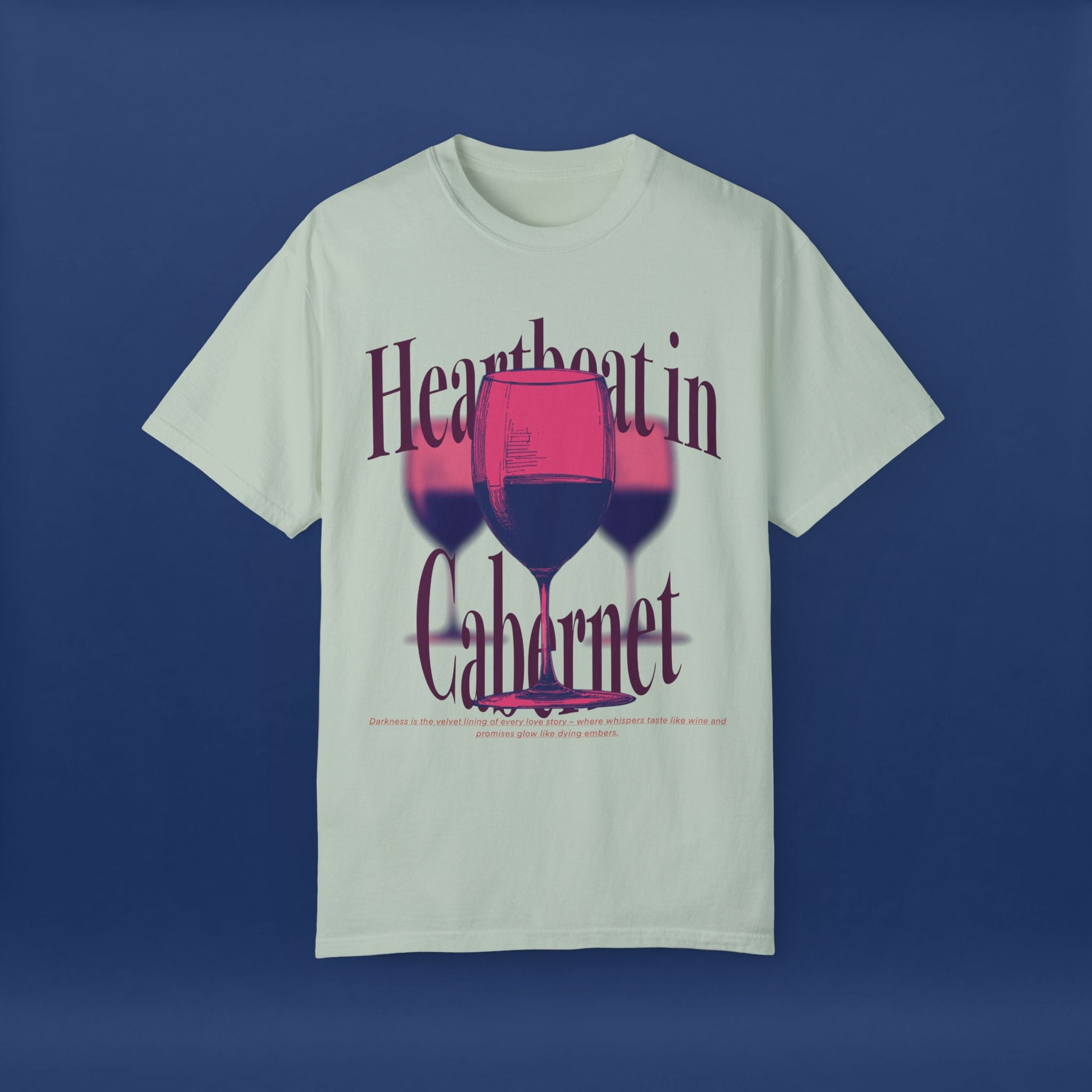 Red Wine Glass - Summer Short Sleeve Graphic Tee for Men & Women