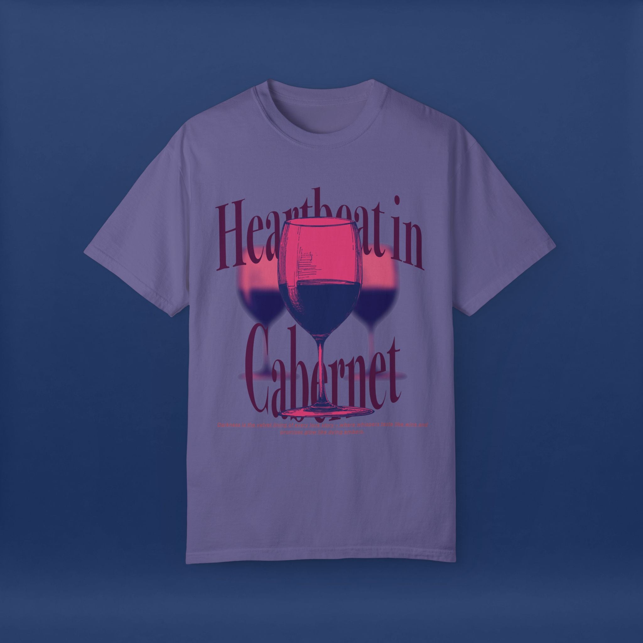 Red Wine Glass - Summer Short Sleeve Graphic Tee for Men & Women