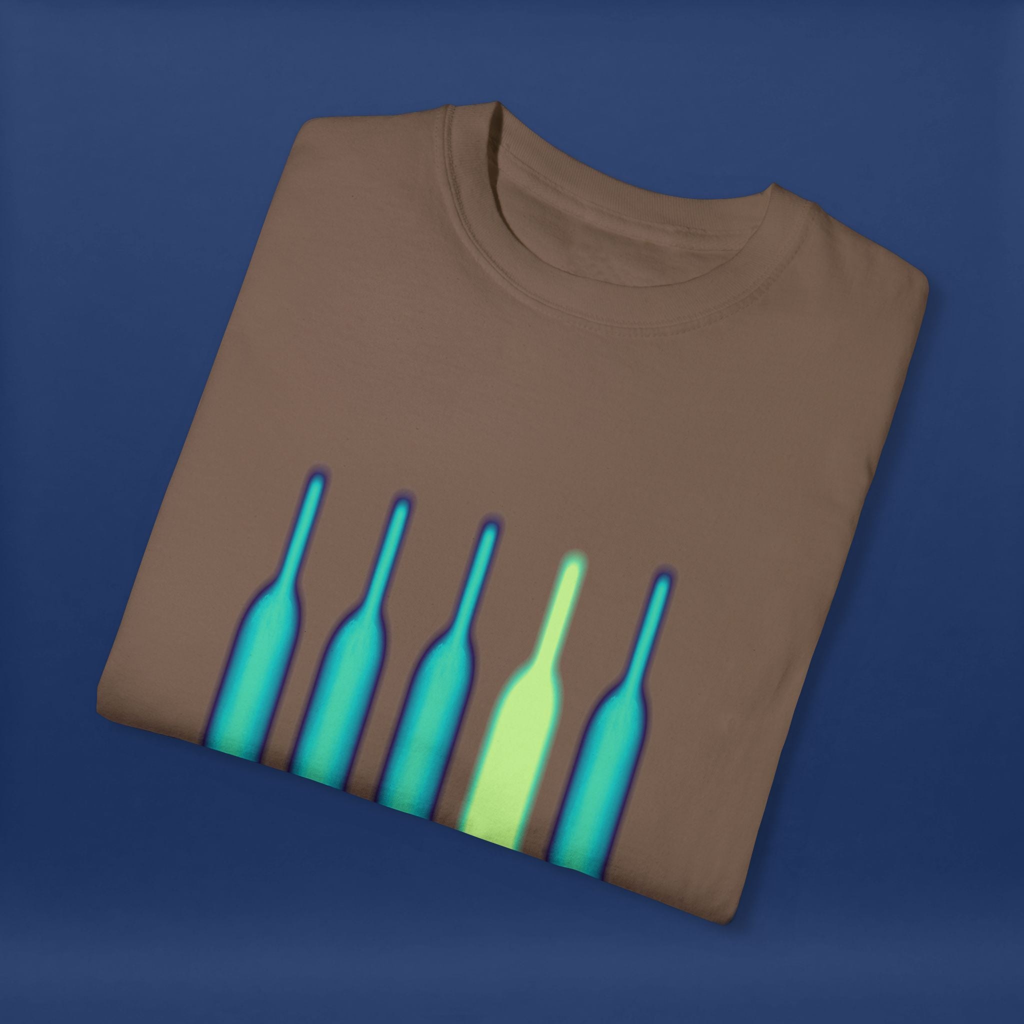 Cyberpunk Neon Vodka  Summer Short Sleeve Graphic Tee for Men & Women