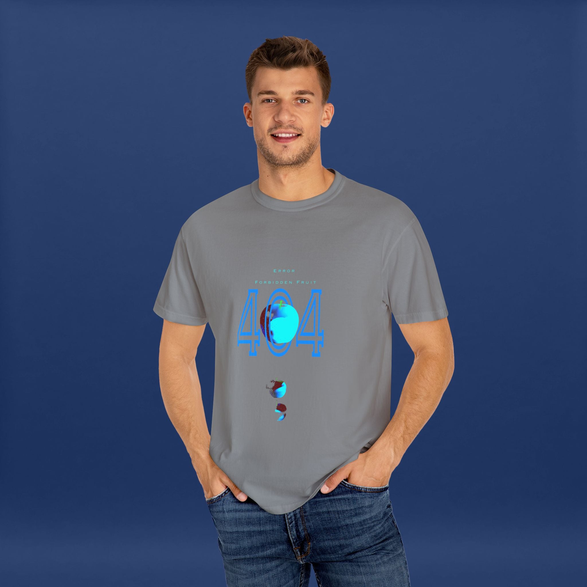 404apple T-Shirt - Summer Short Sleeve Graphic Tee for Men & Women