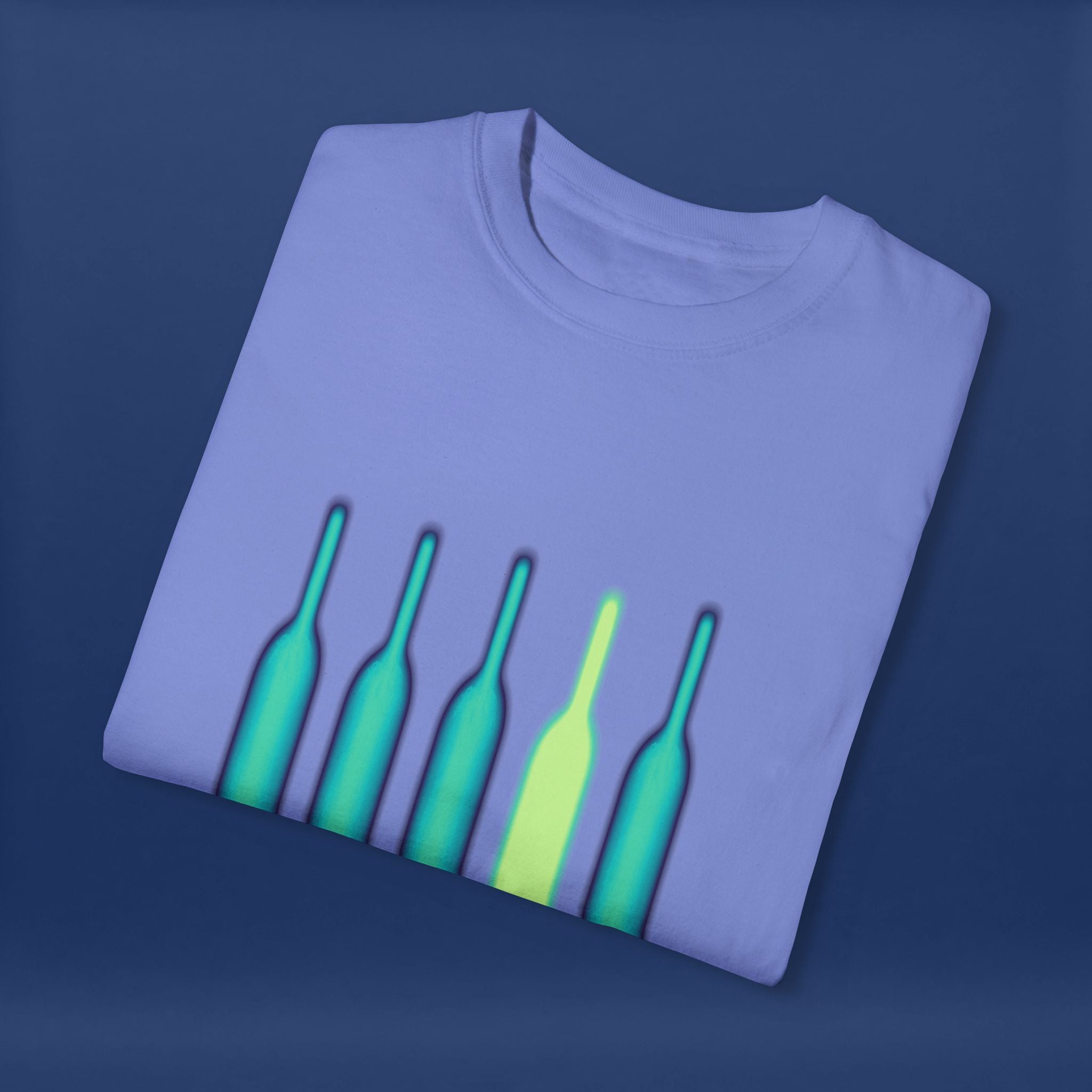 Cyberpunk Neon Vodka  Summer Short Sleeve Graphic Tee for Men & Women