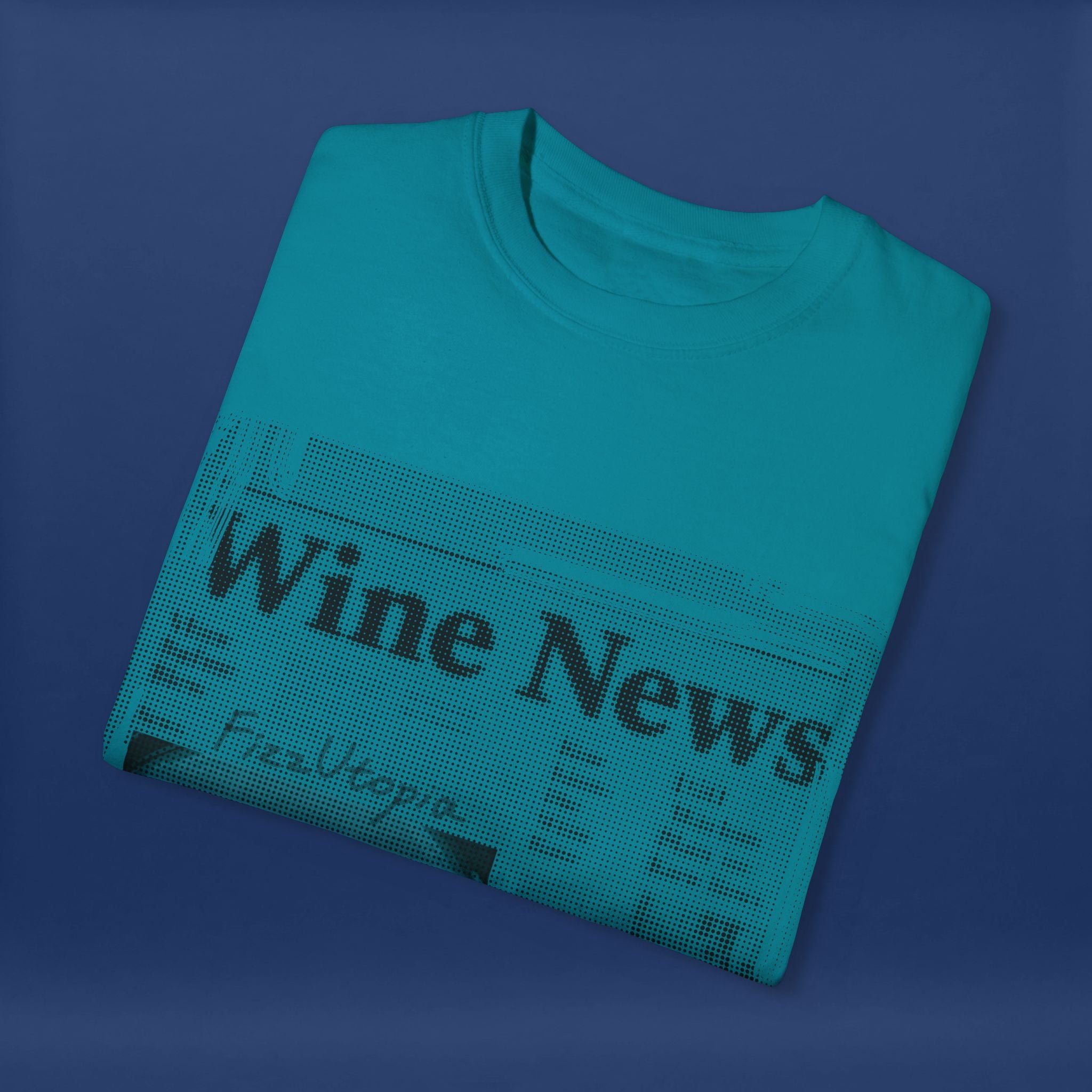 wine news - Summer Short Sleeve Graphic Tee for Men & Women（black）