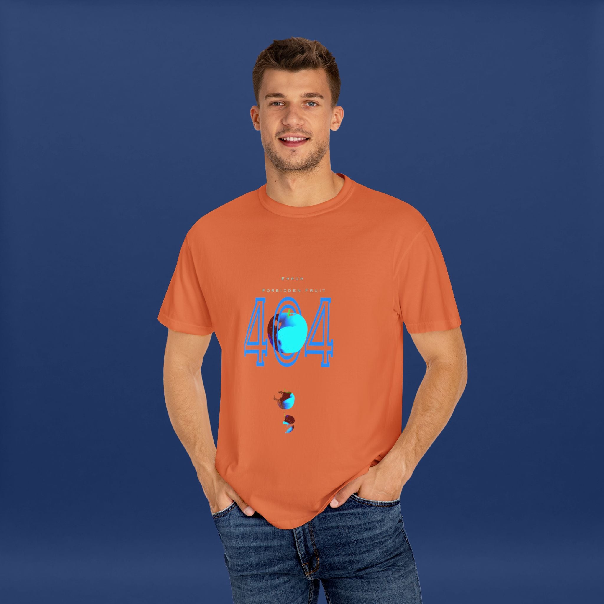 404apple T-Shirt - Summer Short Sleeve Graphic Tee for Men & Women