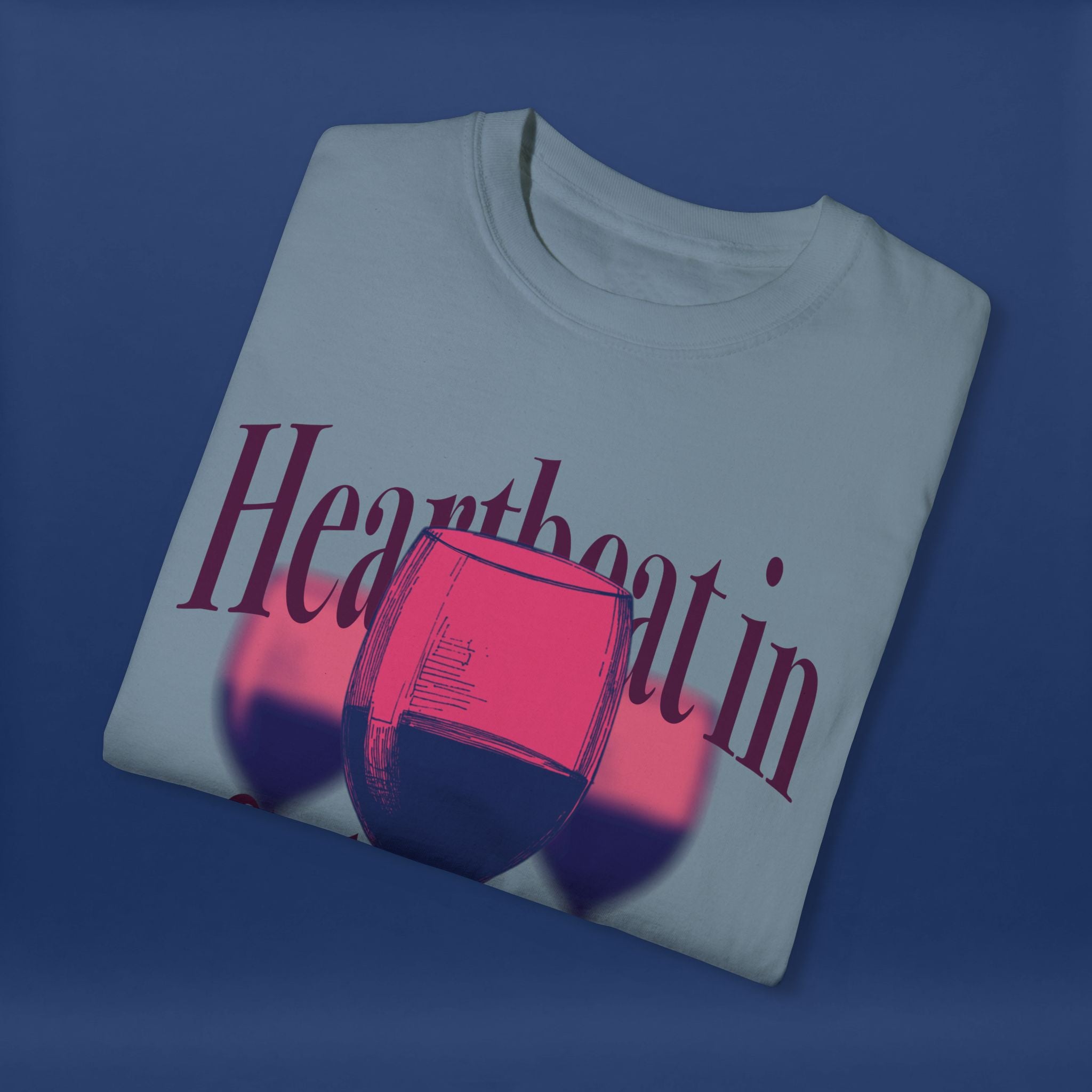 Red Wine Glass - Summer Short Sleeve Graphic Tee for Men & Women