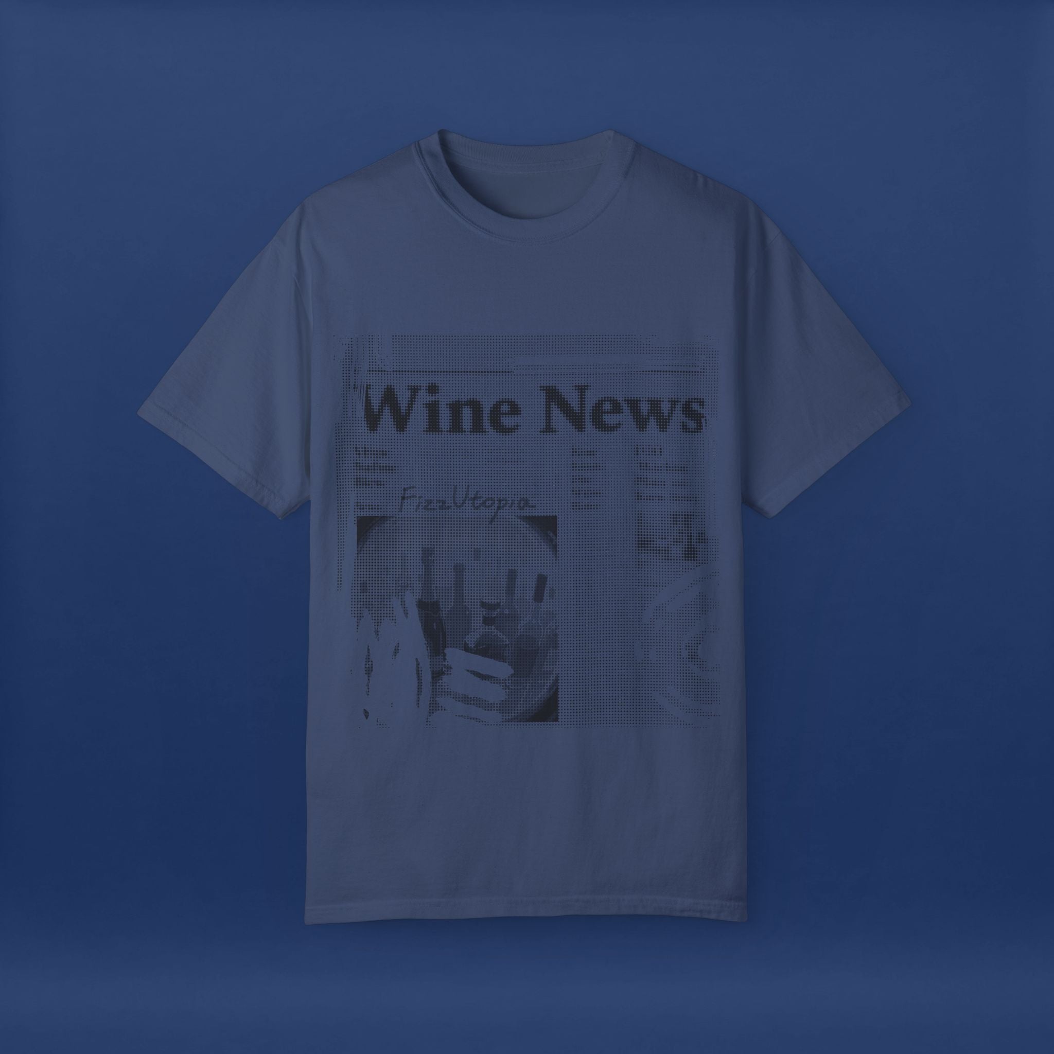 wine news - Summer Short Sleeve Graphic Tee for Men & Women（black）