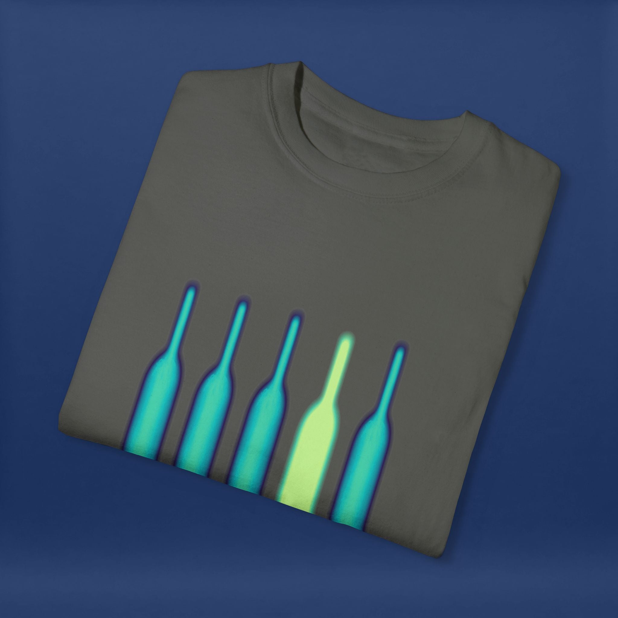 Cyberpunk Neon Vodka  Summer Short Sleeve Graphic Tee for Men & Women