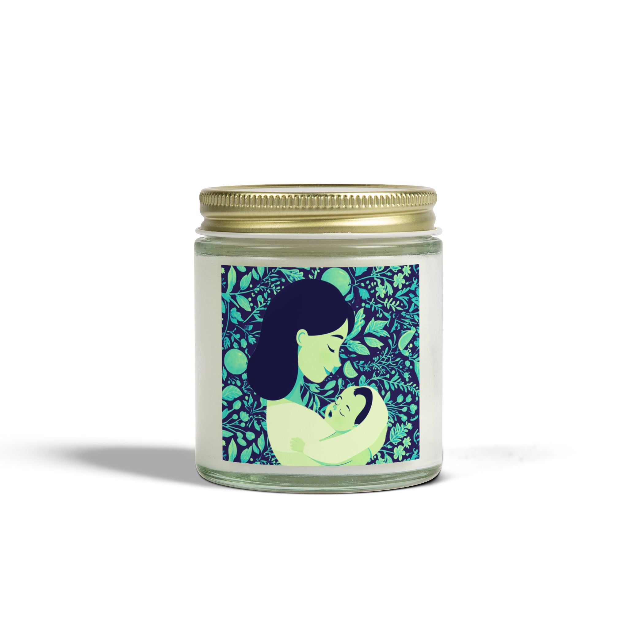 Copy of Copy of Scented Candle - Coconut Apricot Wax, Floral Mother's Love Design