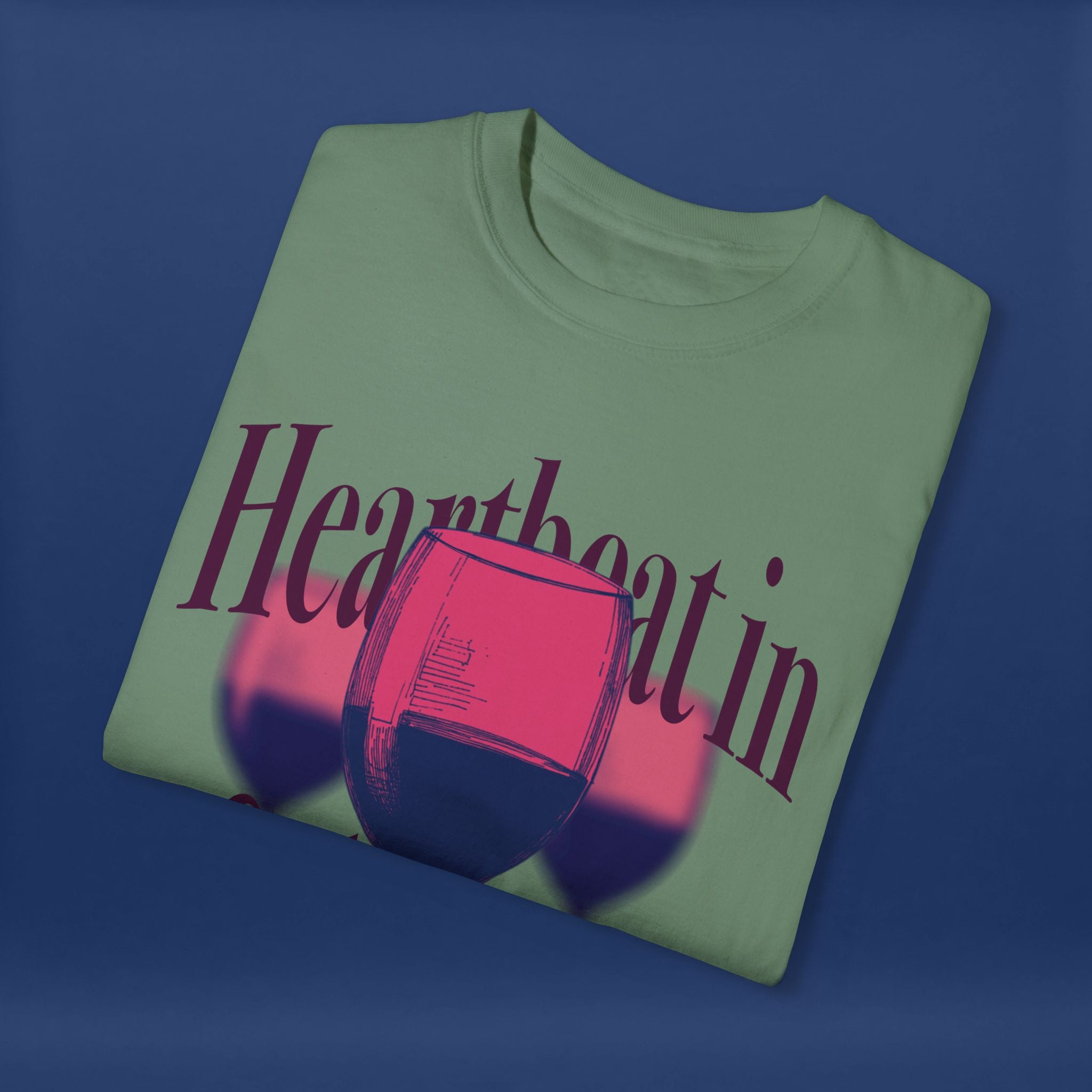 Red Wine Glass - Summer Short Sleeve Graphic Tee for Men & Women