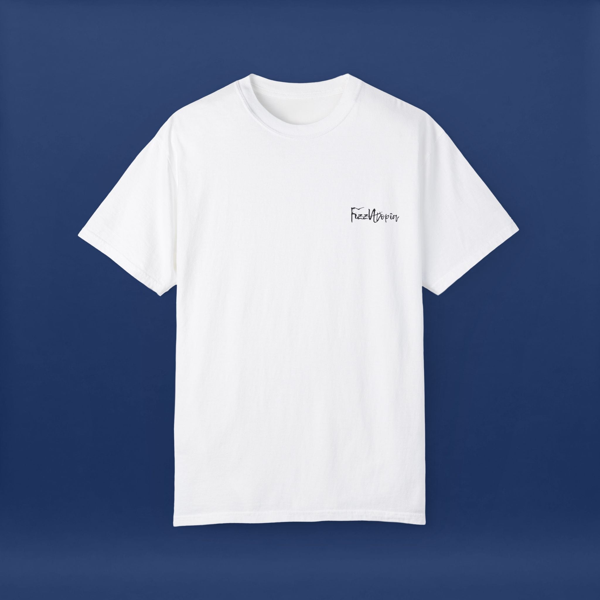 Digital Distortion Typography- Summer Short Sleeve Graphic Tee for Men & Women