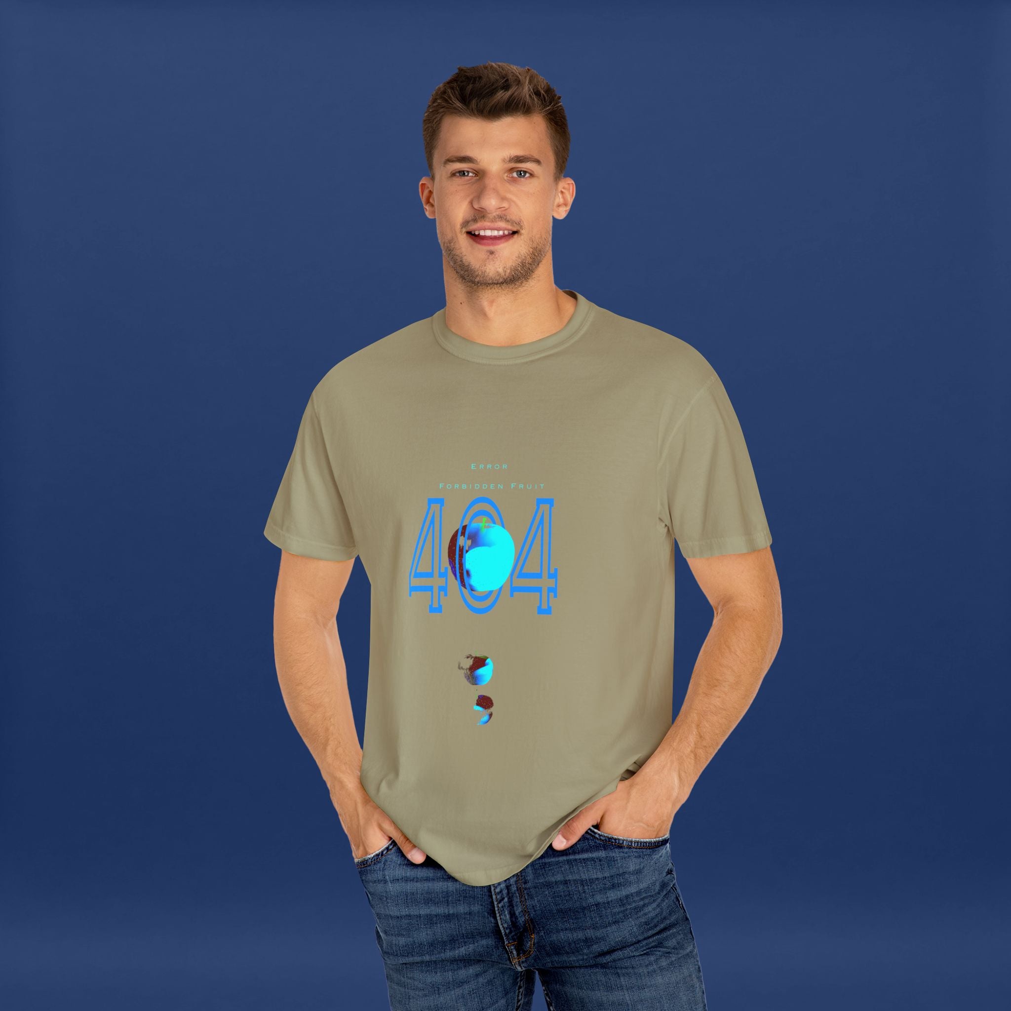 404apple T-Shirt - Summer Short Sleeve Graphic Tee for Men & Women