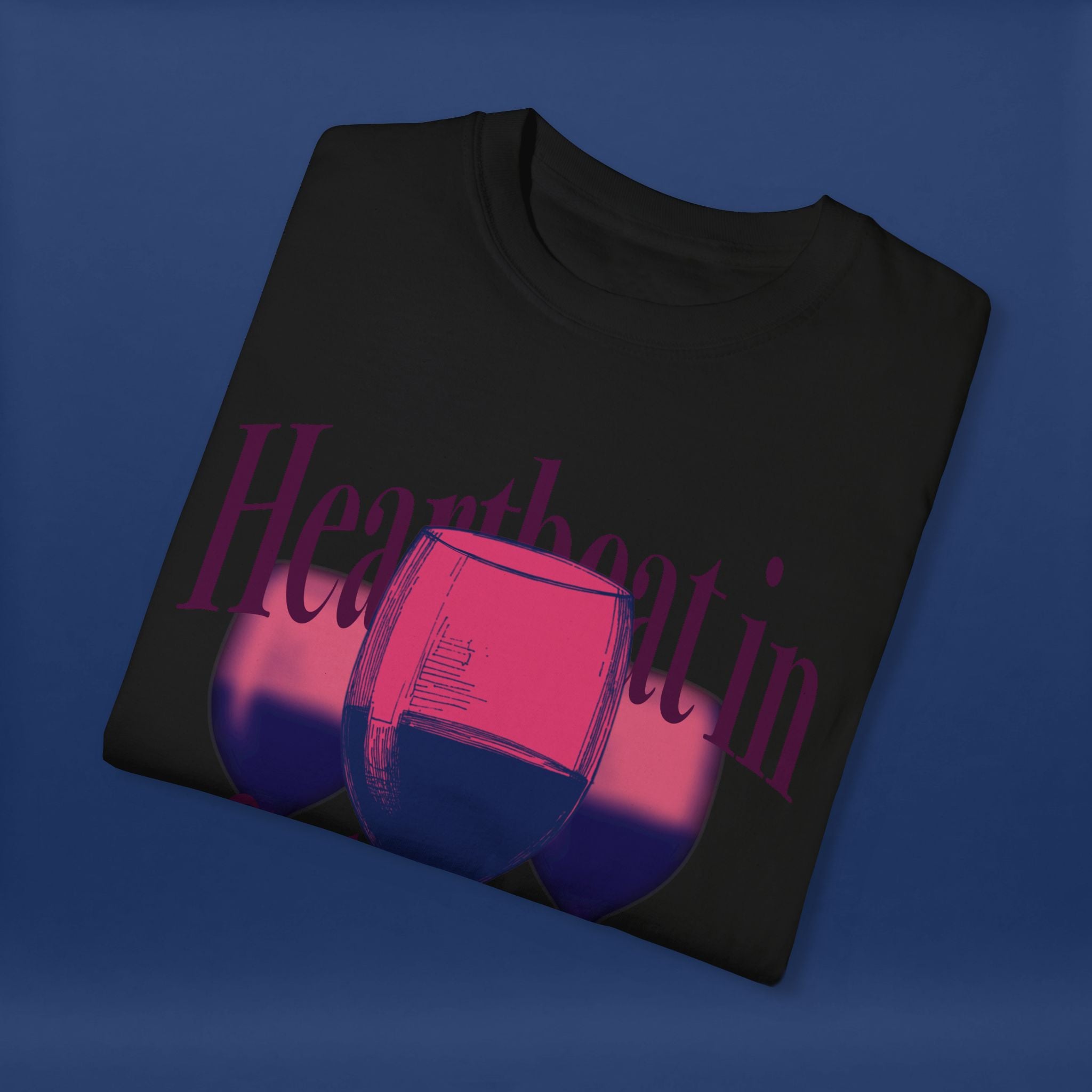 Red Wine Glass - Summer Short Sleeve Graphic Tee for Men & Women