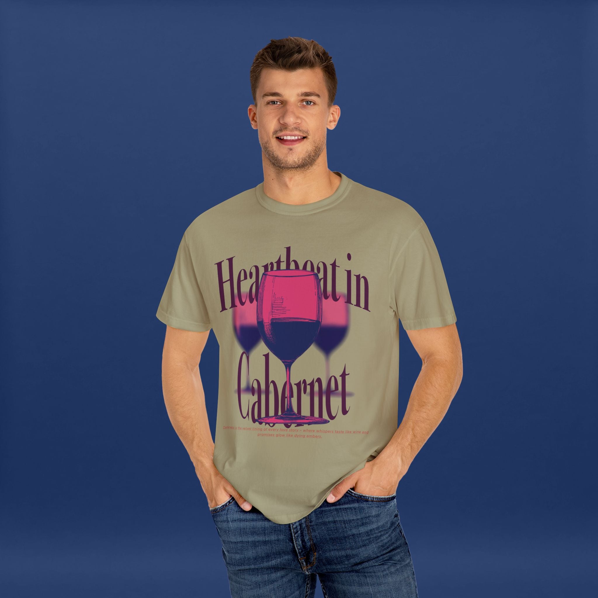 Red Wine Glass - Summer Short Sleeve Graphic Tee for Men & Women
