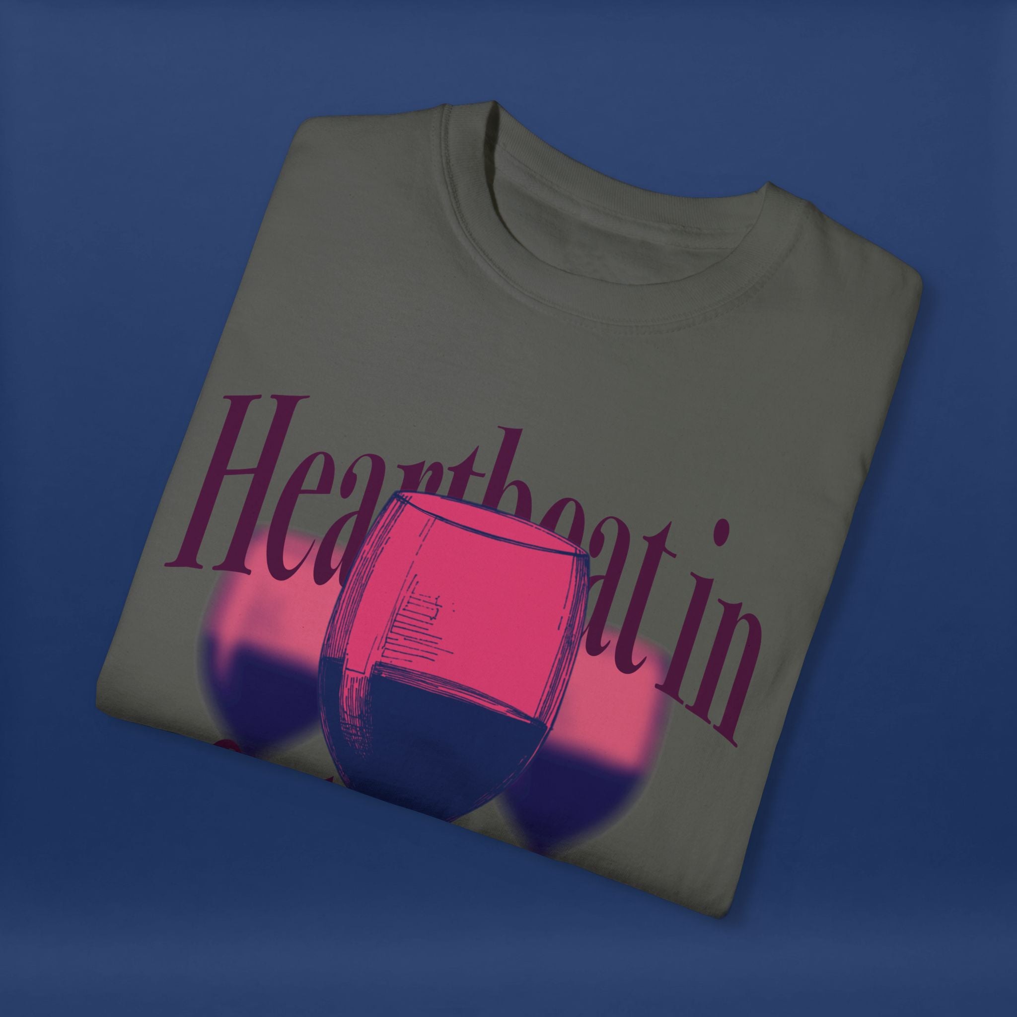 Red Wine Glass - Summer Short Sleeve Graphic Tee for Men & Women