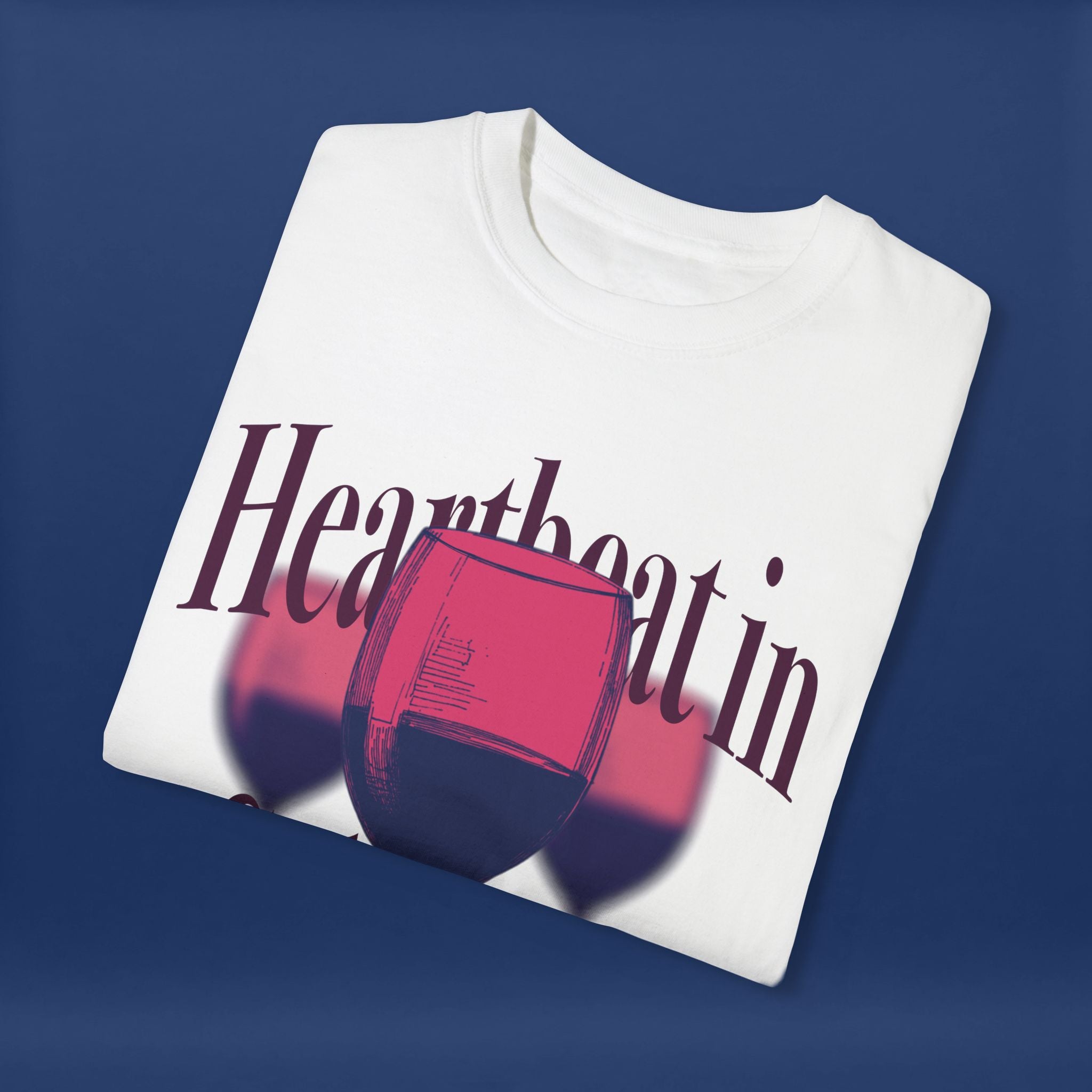 Red Wine Glass - Summer Short Sleeve Graphic Tee for Men & Women