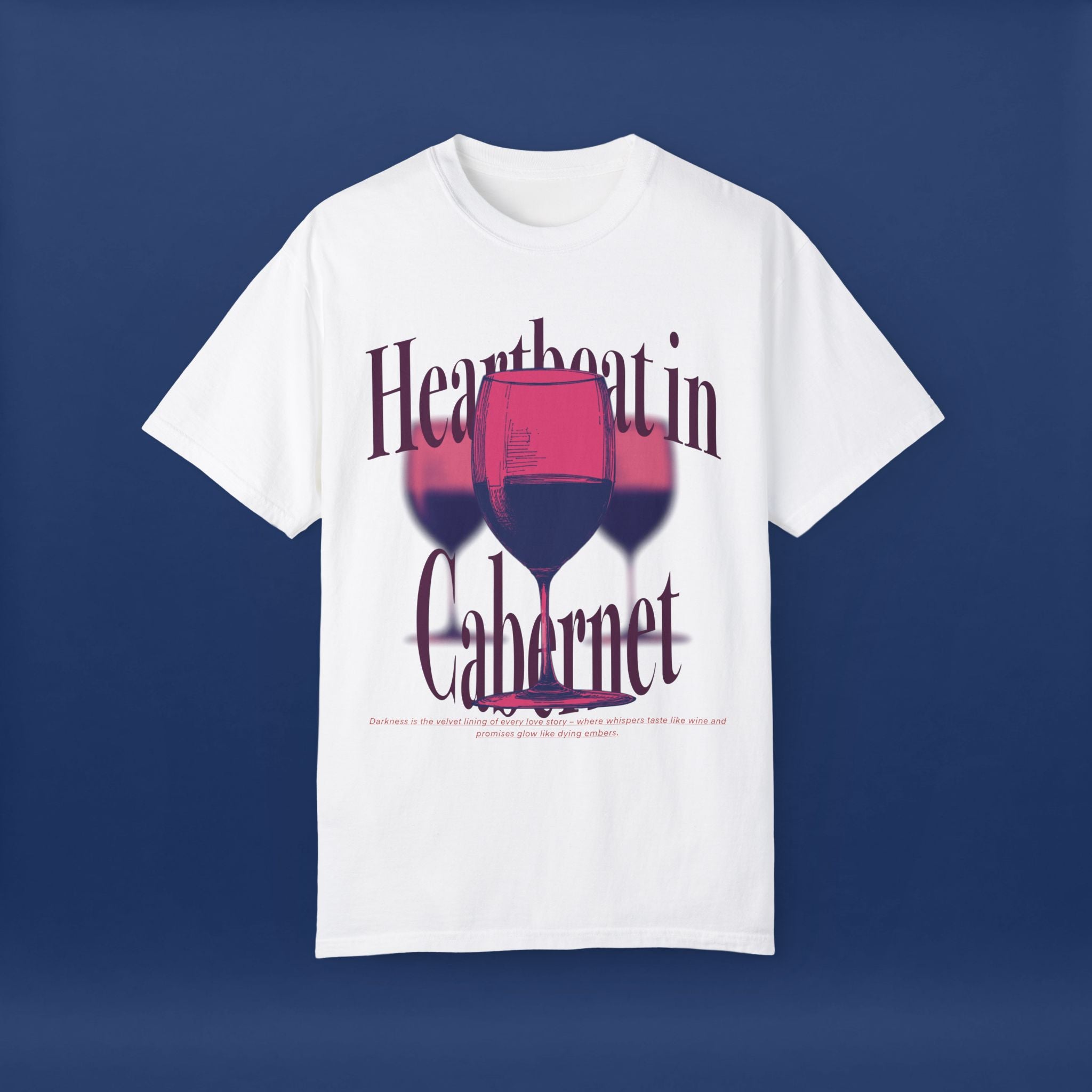 Red Wine Glass - Summer Short Sleeve Graphic Tee for Men & Women