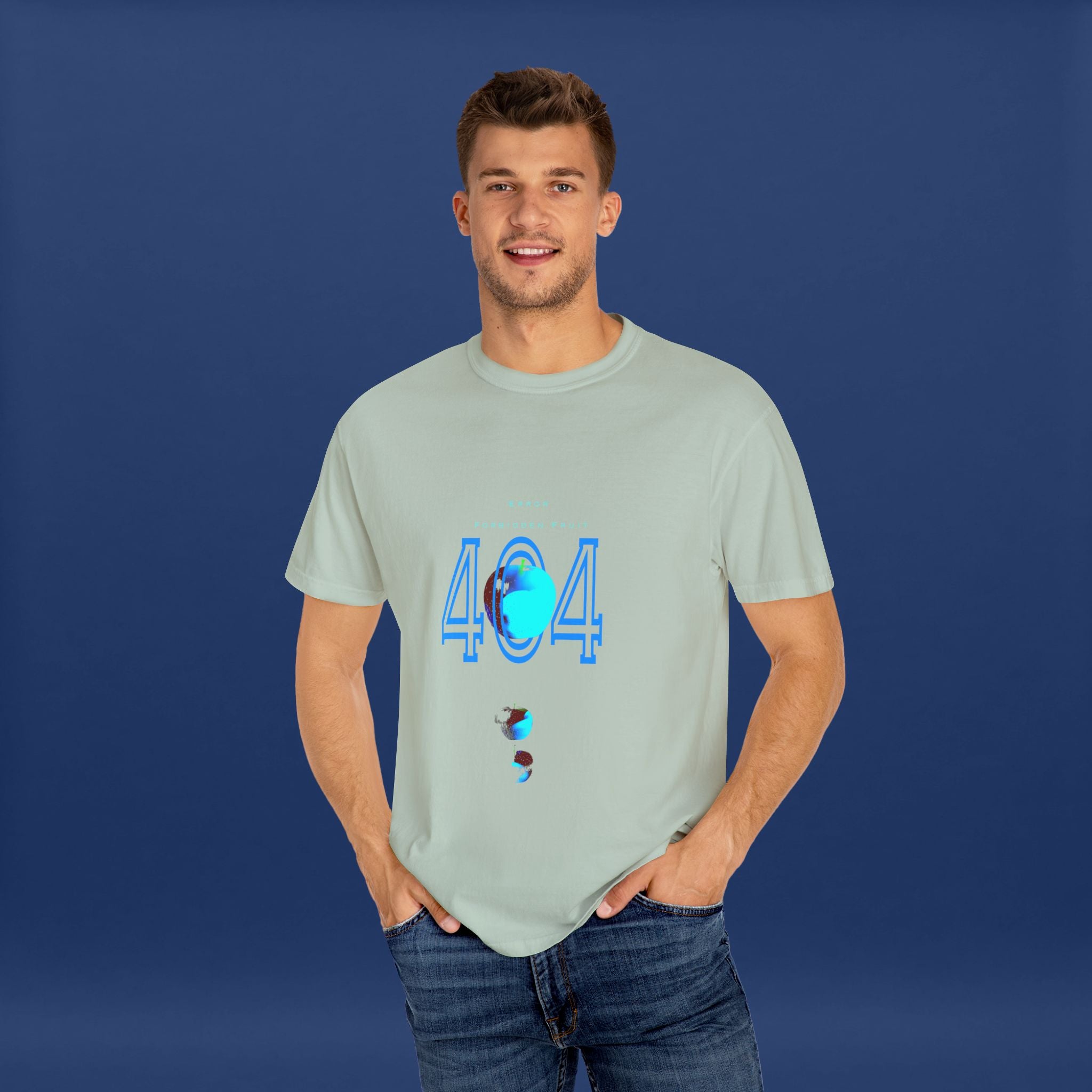 404apple T-Shirt - Summer Short Sleeve Graphic Tee for Men & Women
