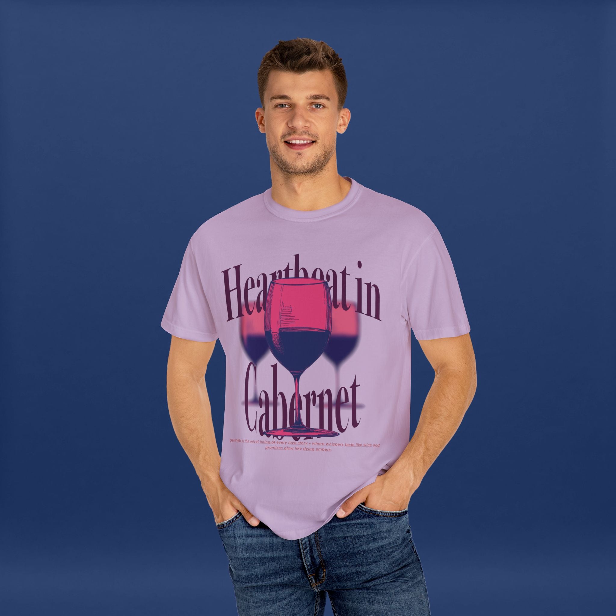 Red Wine Glass - Summer Short Sleeve Graphic Tee for Men & Women