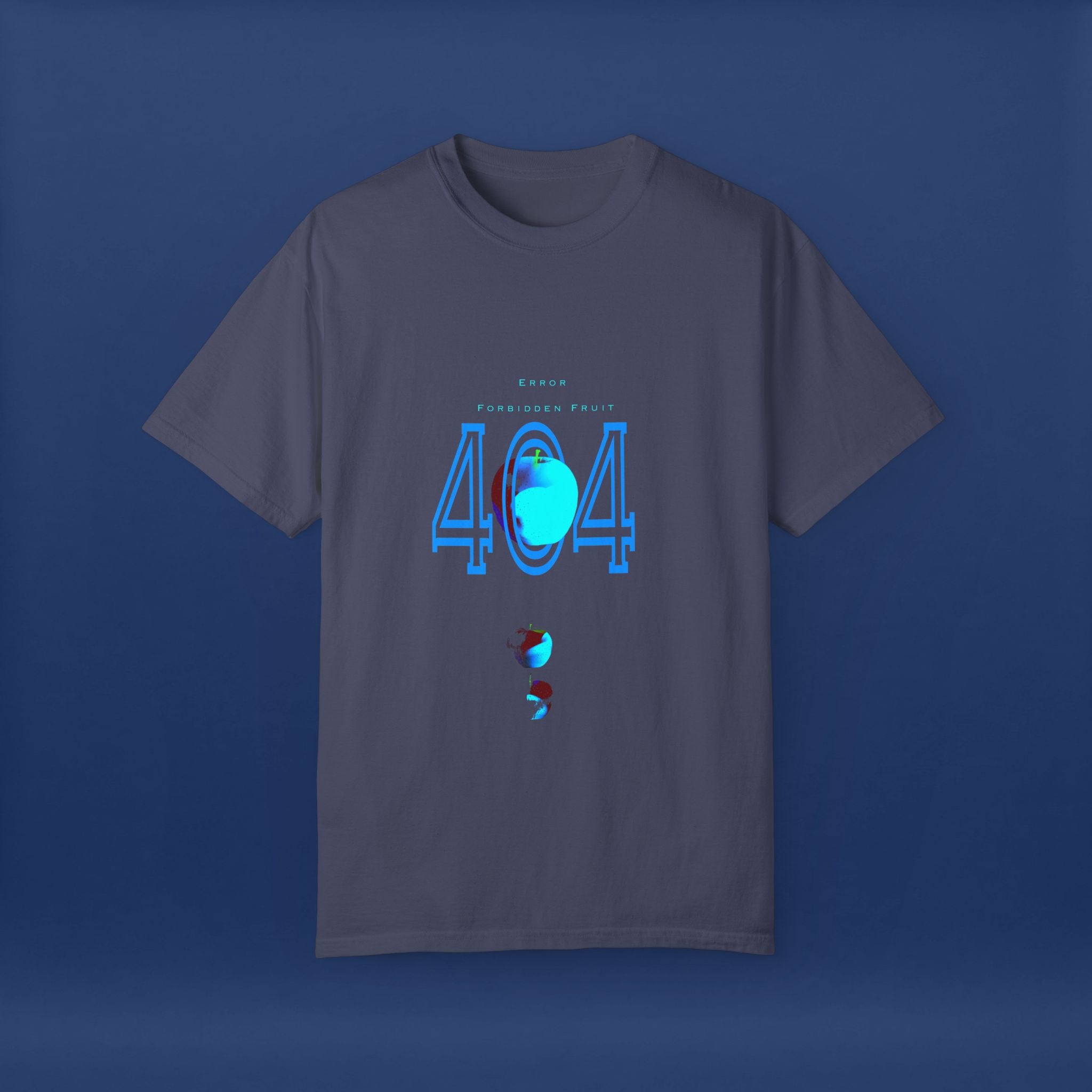 404apple T-Shirt - Summer Short Sleeve Graphic Tee for Men & Women